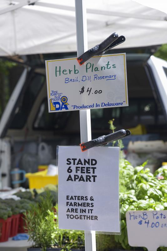 Ficner’s is offering herb plants in addition to vegetables and flowers, and a little reminder that eaters and farmers are in it together.